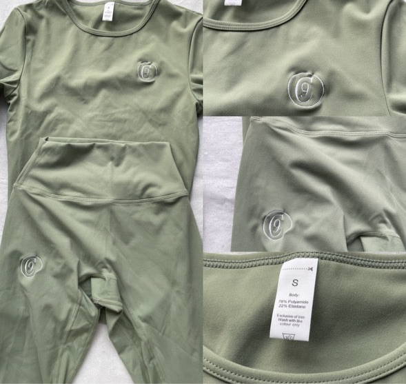 Snatched Nature Yoga Set (Green)
